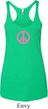 Ladies Peace Tanktop Pink Peace Tri Blend Racerback Tank Top