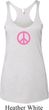Ladies Peace Tanktop Pink Peace Tri Blend Racerback Tank Top