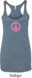 Ladies Peace Tanktop Pink Peace Tri Blend Racerback Tank Top