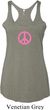 Ladies Peace Tanktop Pink Peace Tri Blend Racerback Tank Top