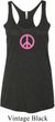 Ladies Peace Tanktop Pink Peace Tri Blend Racerback Tank Top