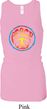 Ladies Peace Tanktop Psychedelic Peace Longer Length Racerback Tank