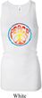 Ladies Peace Tanktop Psychedelic Peace Longer Length Racerback Tank