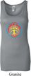 Ladies Peace Tanktop Psychedelic Peace Longer Length Tank Top