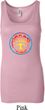 Ladies Peace Tanktop Psychedelic Peace Longer Length Tank Top