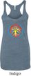 Ladies Peace Tanktop Psychedelic Peace Tri Blend Racerback Tank Top