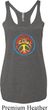 Ladies Peace Tanktop Psychedelic Peace Tri Blend Racerback Tank Top