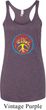 Ladies Peace Tanktop Psychedelic Peace Tri Blend Racerback Tank Top