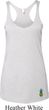 Ladies Pineapple Patch Bottom Print Triblend Racerback