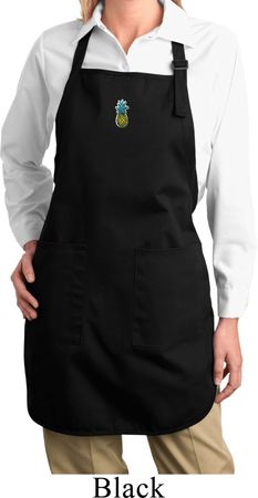 Ladies Pineapple Patch Full Length Apron with Pockets