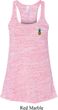 Ladies Pineapple Patch Pocket Print Flowy Racerback