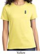 Ladies Pineapple Patch Pocket Print T-shirt