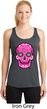Ladies Pink Sugar Skull Dry Wicking Racerback