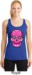 Ladies Pink Sugar Skull Dry Wicking Racerback