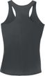 Ladies Pink Sugar Skull Dry Wicking Racerback
