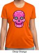 Ladies Pink Sugar Skull Dry Wicking T-shirt