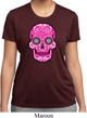 Ladies Pink Sugar Skull Dry Wicking T-shirt