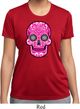 Ladies Pink Sugar Skull Dry Wicking T-shirt
