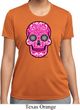 Ladies Pink Sugar Skull Dry Wicking T-shirt
