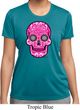 Ladies Pink Sugar Skull Dry Wicking T-shirt