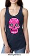 Ladies Pink Sugar Skull Ideal Racerback