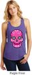 Ladies Pink Sugar Skull Racerback