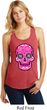 Ladies Pink Sugar Skull Racerback