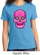 Ladies Pink Sugar Skull T-shirt
