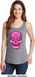 Ladies Pink Sugar Skull Tank Top