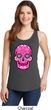 Ladies Pink Sugar Skull Tank Top
