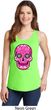 Ladies Pink Sugar Skull Tank Top