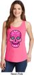 Ladies Pink Sugar Skull Tank Top