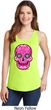 Ladies Pink Sugar Skull Tank Top