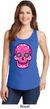 Ladies Pink Sugar Skull Tank Top