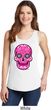 Ladies Pink Sugar Skull Tank Top