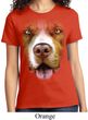Ladies Pit Bull Shirt Big Pit Bull Face Tee T-Shirt