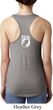 Ladies Pow Mia Back Print Ideal Racerback