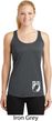 Ladies Pow Mia Bottom Print Dry Wicking Racerback
