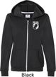 Ladies Pow Mia Pocket Print Full Zip Hoodie