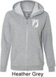 Ladies Pow Mia Pocket Print Full Zip Hoodie