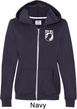 Ladies Pow Mia Pocket Print Full Zip Hoodie
