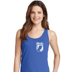 Ladies Pow Mia Pocket Print Tank Top
