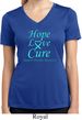 Ladies Prostate Cancer Hope Love Cure Dry Wicking V-neck