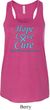 Ladies Prostate Cancer Hope Love Cure Flowy Racerback