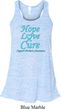 Ladies Prostate Cancer Hope Love Cure Flowy Racerback