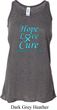 Ladies Prostate Cancer Hope Love Cure Flowy Racerback