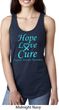 Ladies Prostate Cancer Hope Love Cure Ideal Racerback