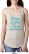 Ladies Prostate Cancer Hope Love Cure Ideal Racerback