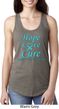 Ladies Prostate Cancer Hope Love Cure Ideal Racerback