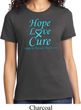 Ladies Prostate Cancer Hope Love Cure T-shirt